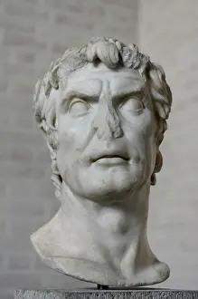 Consul: Sulla. Head from the statue of a man. About 20 BC