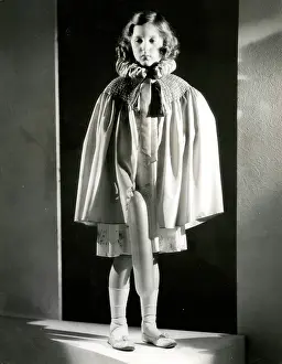 Ruched: SULLEN GIRL IN CAPE
