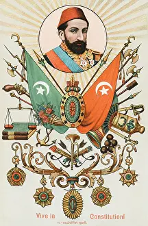 Medallions: Sultan Abdul Hamid II of Turkey - Constitution