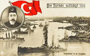 Reshad: Sultan Mehmed V Reshad of Turkey & Turkish Fleet