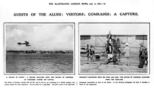 Sultan of Zanzibar in British seaplane, 1917