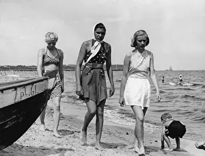 Swimwear: Summer on the beach near Sopot, 1938