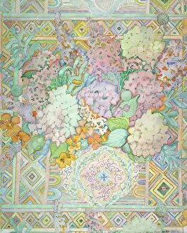 Muted: Summer Bouquet in a Turkish Vase