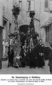 Heidelberg: Summer Day Parade in Heidelberg, 1910