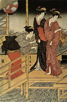 Courtesans: Summer Evening by the Riverside at Shijo