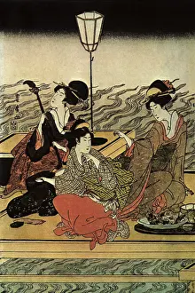 Courtesans: Summer Evening by the Riverside at Shijo