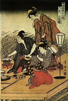 Courtesans: Summer Evening by the Riverside at Shijo