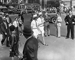 Menswear: Summer fashion, 1930
