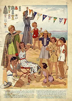 Beachwear: Summer fashion pattern