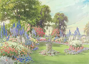 Walford: Summer garden painting