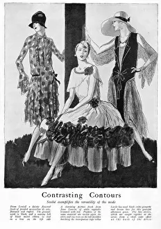Lucile: Three Summer gowns from Paris 1927
