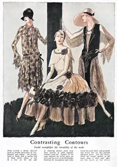 Lucile: Three Summer gowns from Paris 1927