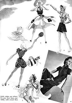 Blend: Summer outfit by Elsa Schiaparelli