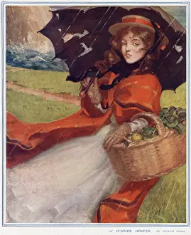 Raining: A Summer Shower by Francis Hodge