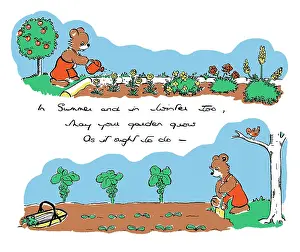 Horticultural: In Summer and in Winter too -- bears gardening