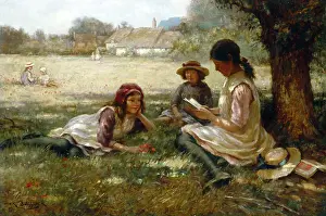 Blacklock: A Summers Day ' children under tree