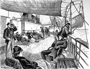 Loungers: A Summer's Day on a Trans-Atlantic Liner 1884