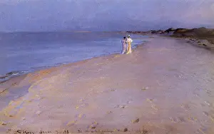 Kroyer: Summer's Evening at Sonderstrand, Skagen