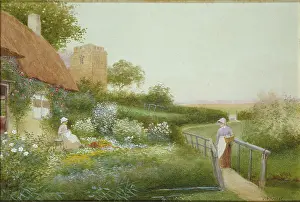 Hollands: Summertime, Worcestershire with two women