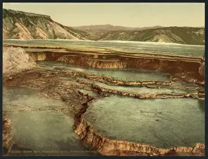 C1898: Summit Basin, Mammoth Hot Spring, Yellowstone National Park