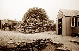 Snowdon: Summit of Mount Snowdon, Wales - early 1900s