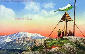 Schneeberg: The Summit of Sonnwendstein, Austrian Alps