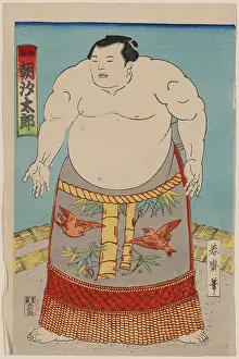 Sumo: The sumo wrestler Asashio Taro