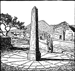 Obelisks: Sun Dial clock