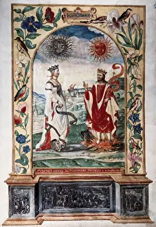 Occultism: Sun and moon and alchemy