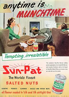 Snacks: Sun-Pat advertisement, 1953