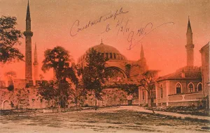 Ayasofya: Sun setting over St Sophia