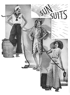 Cretonne: Sun Suits 1931