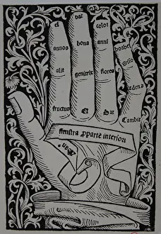 Anianus: Sun. Woodcut of the work of 'Anianus;