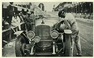 Mans: Sunbeam car at Le Mans Race, 1925