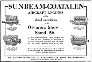 Coatalen: Sunbeam-Coatalen Aero Engine Range 1920