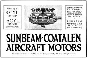 Coatalen: Sunbeam-Coatalen Aero Engines 1916
