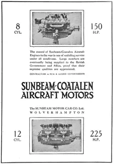 Coatalen: Sunbeam-Coatalen Aero Engines 1916