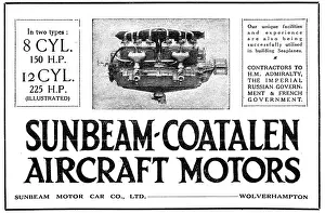 Coatalen: Sunbeam-Coatalen Aero Engines