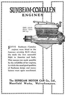 Coatalen: Sunbeam-Coatalen Arab Aircraft Engine