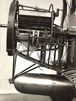 Sunbeam: The Sunbeam-Coatalen Arab I engine installation on a Sopwith