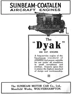 Coatalen: Sunbeam-Coatalen Dyak 100 HP Aero Engine
