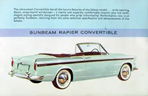 Motorcar: A Sunbeam Rapier Convertible