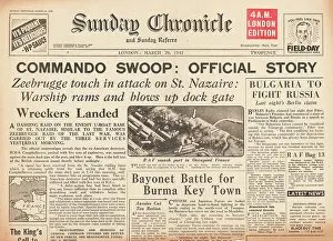 Yelets: Sunday Chronicle British Commando Raid Docks at St.Nazaire