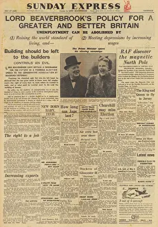 Attlee: Sunday Express - Beaverbook plan for standard of living