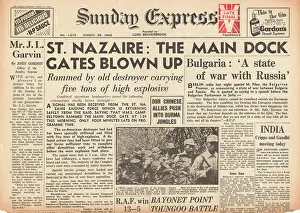 Layton: Sunday Express British Commando Raid Docks at St.Nazaire