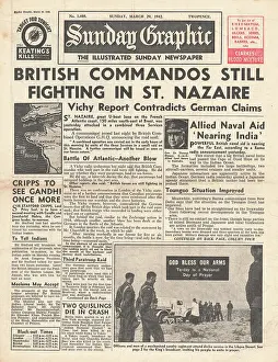 Yelets: Sunday Graphic British Commando Raid Docks at St.Nazaire