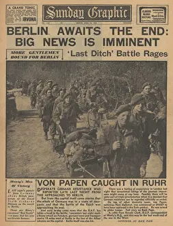 Tolbukhin: Sunday Graphic front page Battle of Berlin