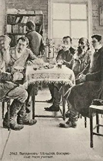 Browsing: Sunday guests taking tea