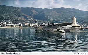 Funchal: Sunderland plane, Imperial Airways, Funchal, Madeira
