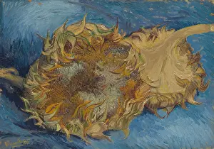 Painterly: Sunflowers, by Vincent Van Gogh, 1887, Dutch Post-Impression